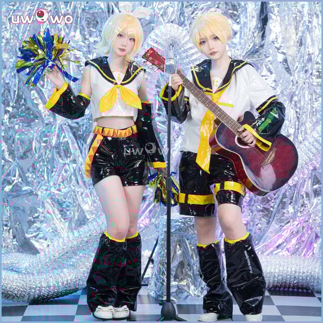 Uwowo V Singer  Rin  Len Twins Cosplay Costume