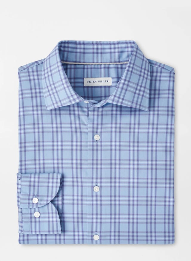 Brevard Crown Lite Cotton-Stretch Sport Shirt