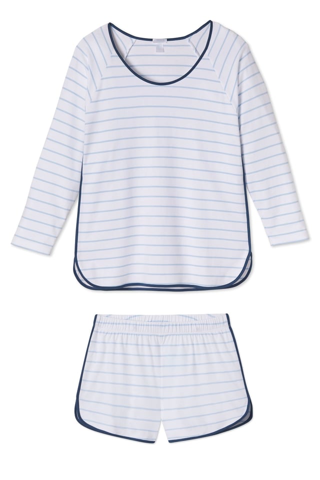Pima Long-Short Set in Parisian Green