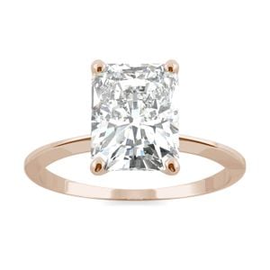 Radiant Timeless Solitaire Engagement Ring
