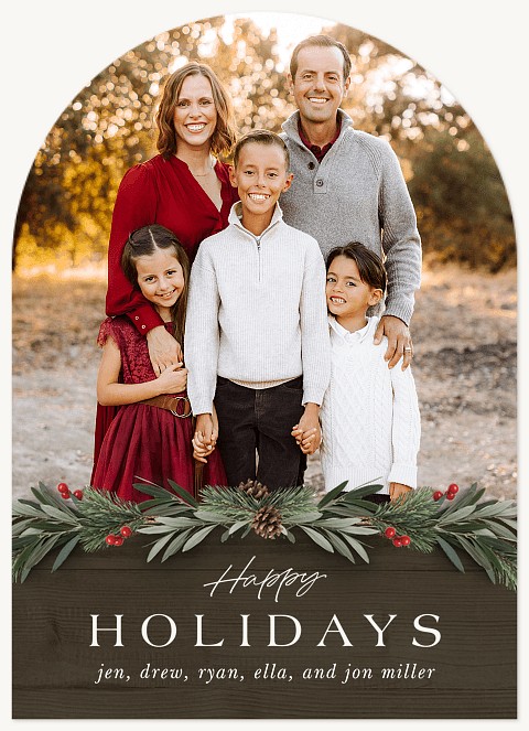 Rustic Woodland | Photo Holiday Cards