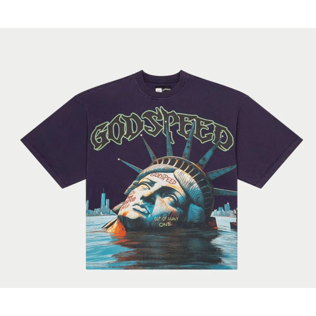 GODSPEED Sunken Liberty T-Shirt (Navy)