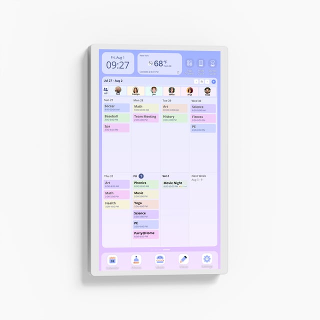 24" Cozyla Calendar+ 2