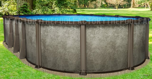 15'x30'x54" Saltwater LX Oval Pool