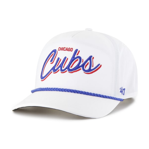 Men's Chicago Cubs  '47 White Brrr Fairway Hitch Adjustable Hat
