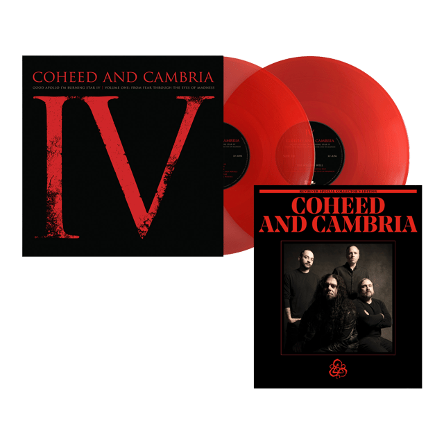 COHEED AND CAMBRIA ‘GOOD APOLLO I'M BURNING STAR IV VOLUME ONE:  FROM FEAR THROUGH THE EYES OF MADNESS’ 2LP (Exclusive, Limited to 1000, Translucent Ruby Vinyl) + SPECIAL COLLECTOR'S EDITION DELUXE MAGAZINE