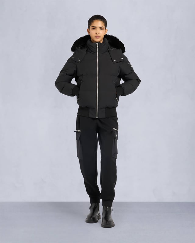 CLOUD SHEARLING BOMBER JACKET