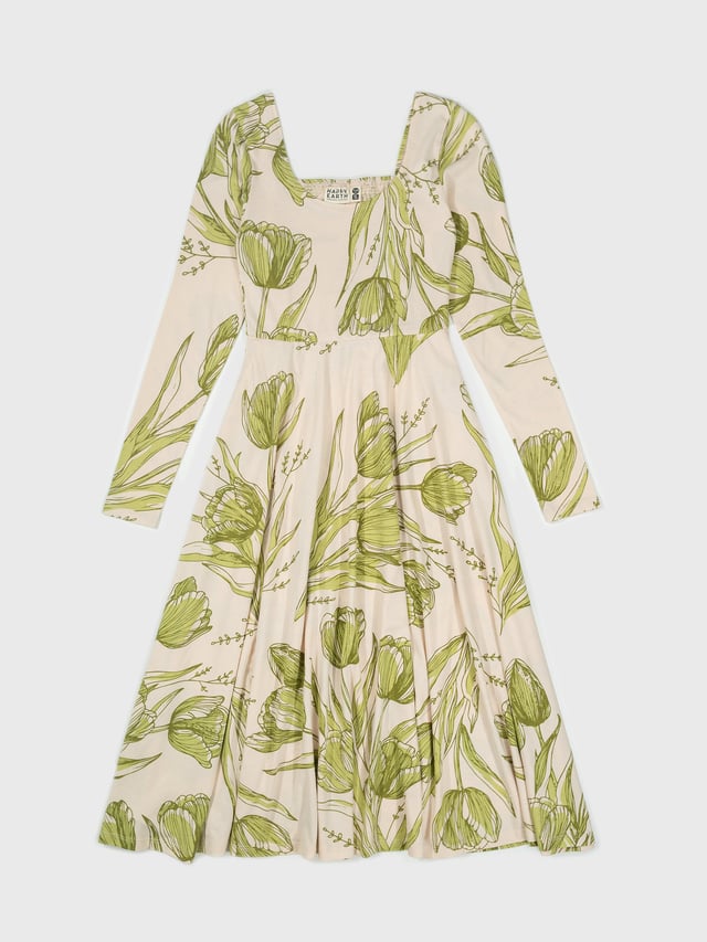 Luna Midi Dress | Les Fleurs