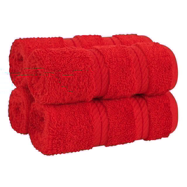 4 Piece 100% Cotton Softness, Elegance, Comfort Washcloth Turkish Towel Set