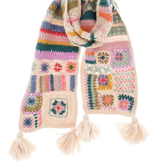 Woodstock Crochet Scarf