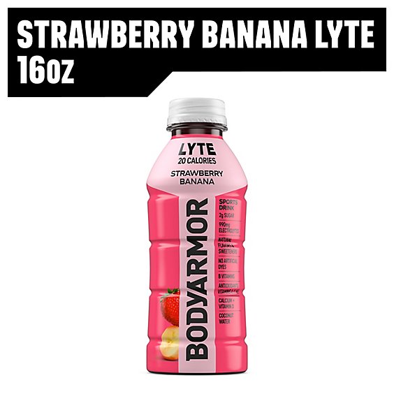 BODYARMOR Lyte Strawberry Banana Bottle - 16 Fl. Oz.