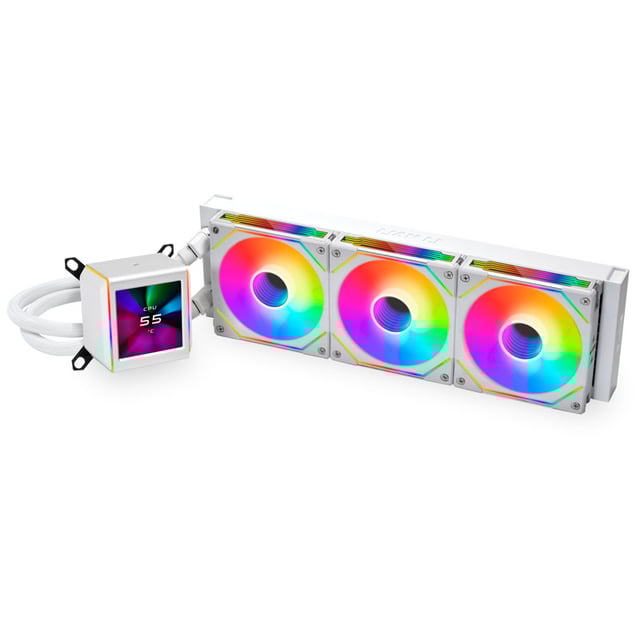 Lian Li Galahad II LCD SL-INF AIO 360mm Performance ARGB All In One CPU Cooler - White