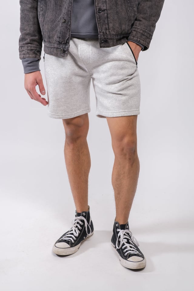 7" Inseam Zip Pocket Fleece Short
