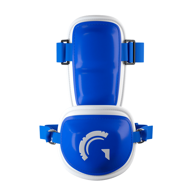 Guardian Centurion Hard Shell Pro Baseball Elbow Guard (Royal Blue White)