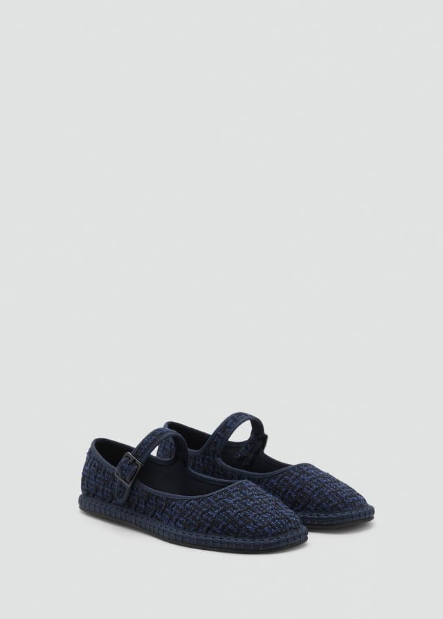 Tweed ballet flats - Kids | MANGO USA