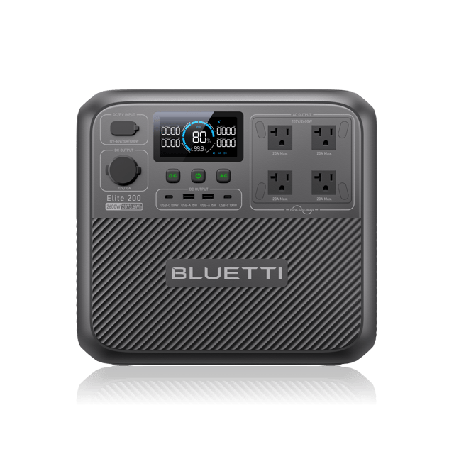 BLUETTI Elite 200 V2 Portable Power Station | 2600W 2073.6Wh