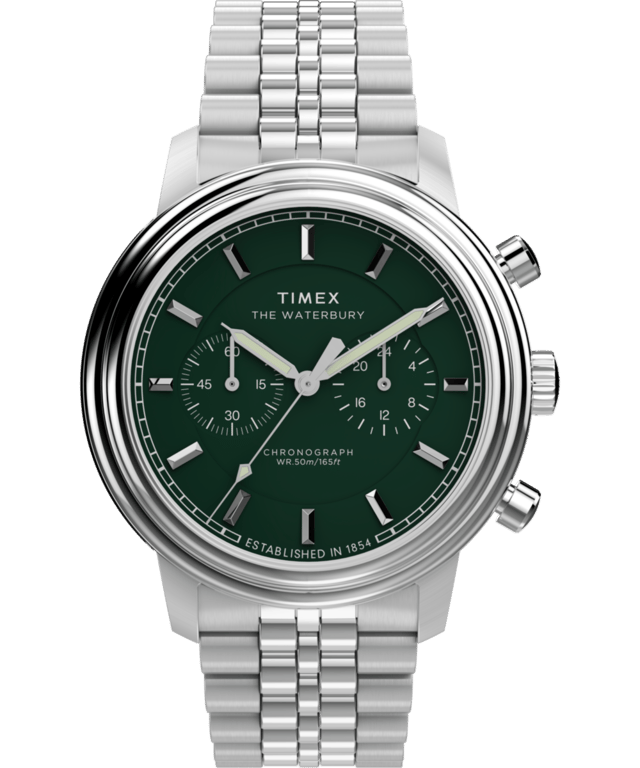 Waterbury Metropolitan Chronograph 41mm Stainless Steel Bracelet Watch