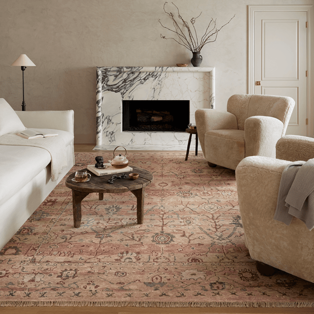 Dominic Hand Knotted Rug in Clay/Rust
