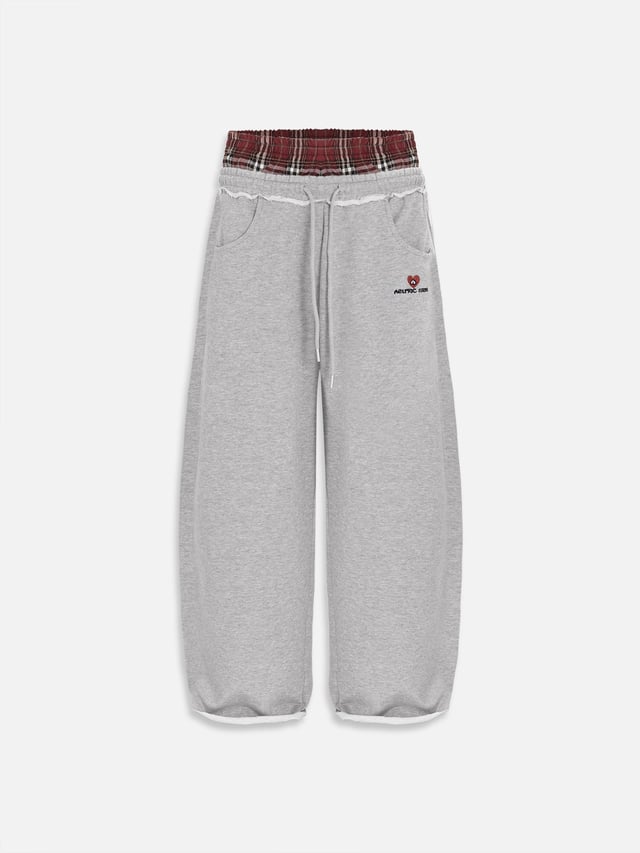 Aelfric Eden Plaid Patchwork Sweatpants