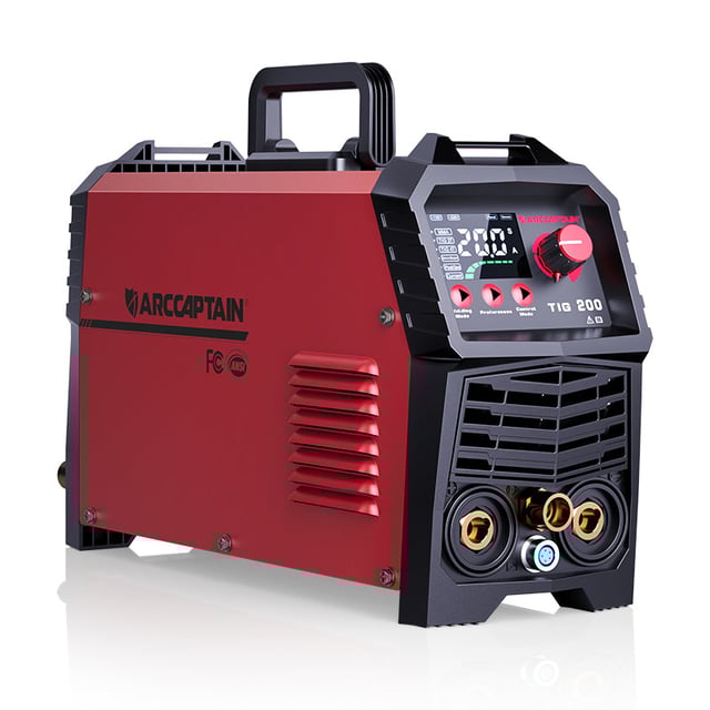 ARCCAPTAIN TIG200 DC TIG Welder Lightweight IGBT Inverter HF TIG/Stick Welder