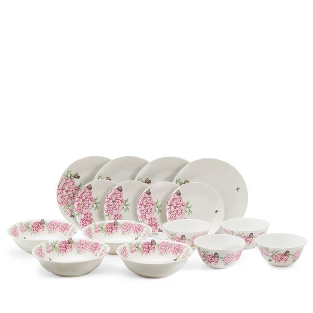 Miranda Kerr Everyday Friendship Dinnerware, 16 Piece Set with Pasta Bowls