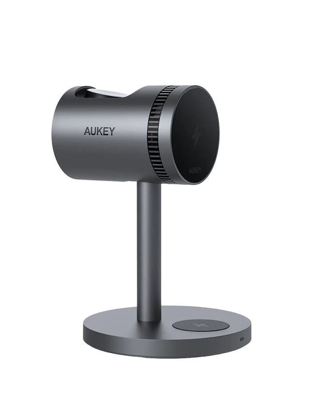 [Pre-order] AUKEY LC-MC311A MagFusion 3-in-1 Pro Qi2 Active Cooling Wireless Charging Station