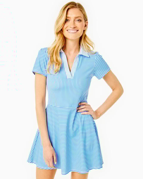 Smooth Sport Collared Short Sleeve Cricket Active Dress