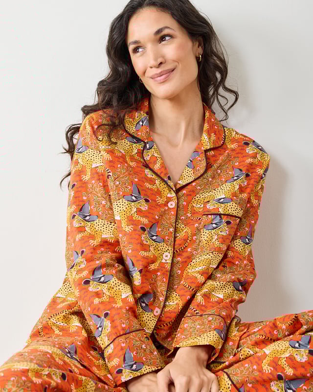 Witchy Bagheera - Long PJ Set - Pumpkin Spice