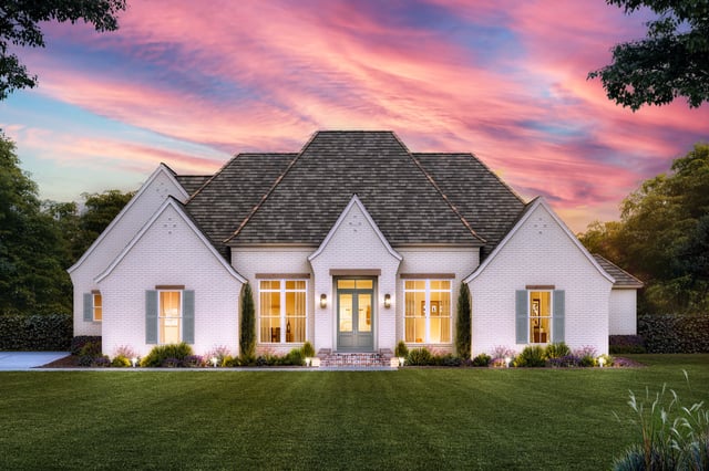 Plan 56504SM: 4-Bedroom French Country House Plan with Bonus over Garage