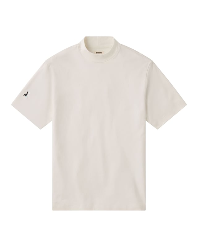 SIGNATURE MOCK NECK | SEA SALT