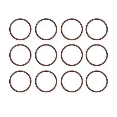 3/8 Inch O Rings For Quick Couplers Viton Brown Chemical Resistant (Set of 10)