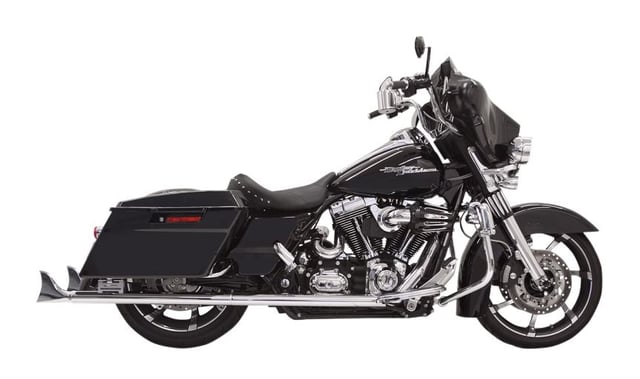 Bassani Fishtail Slip-On Mufflers For Harley Touring 1995-2016