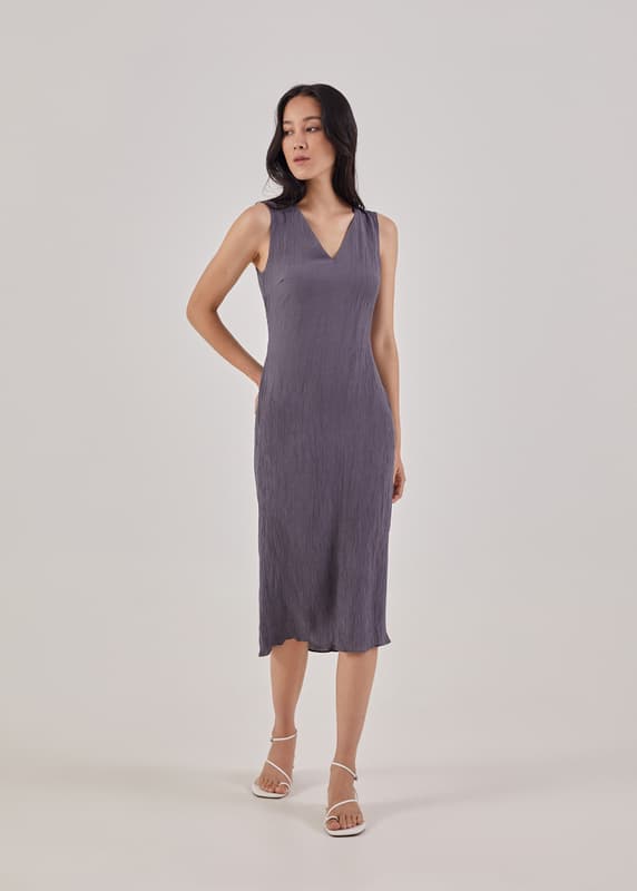 Chalina Padded Bustier Column Midi Dress