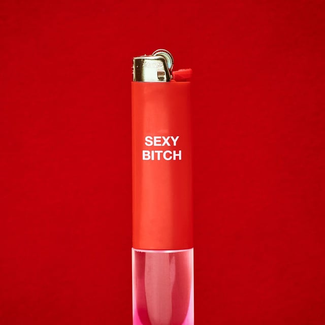Sexy Bitch Red Lighter