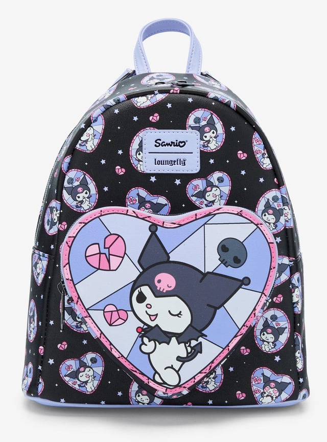 Loungefly Kuromi Stained Glass Mini Backpack
