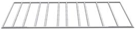 Arrow 14 x 14 ft Grey Floor Frame Kit For Arrow Elite 12 X 12, 12 X 14, And 14 X 12 Ft Sheds
