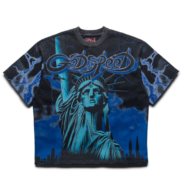 Godspeed New York Voltage Tee - LA Blue
