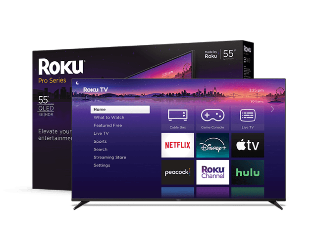 Roku Pro Series 4K TV 55"