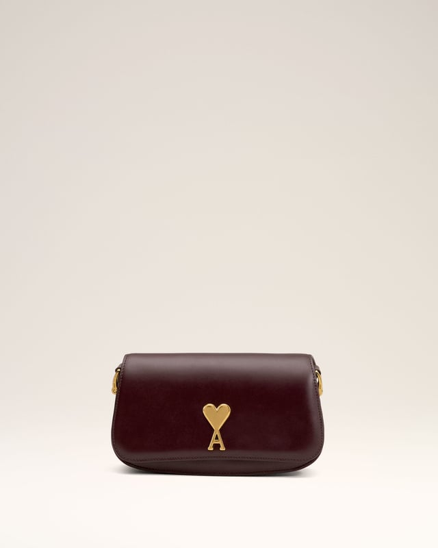 Burgundy Leather Shoulder Bag Paris Paris Bag
