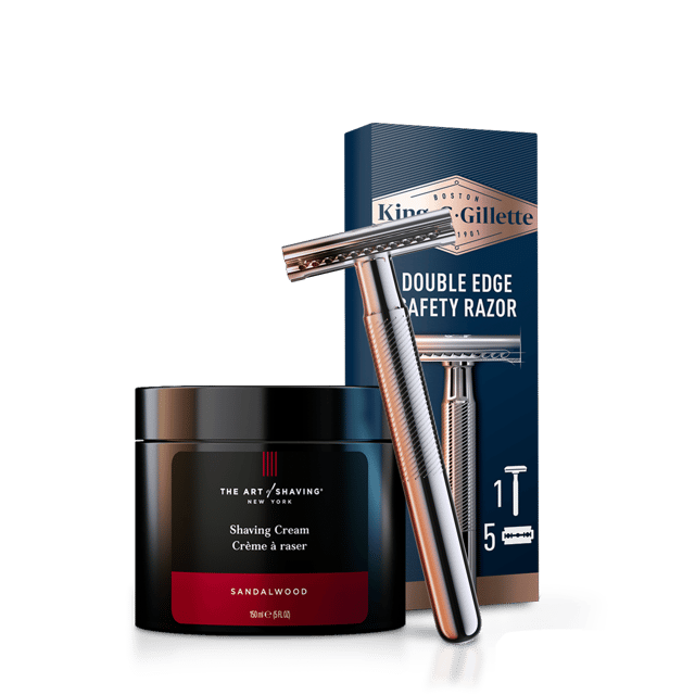 Safety Razor Starter Bundle - Sandalwood