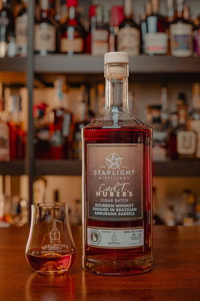 Starlight Distillery Amburana Barrel Finished Bourbon #23-2390 115 proof - Selected by Seelbach's