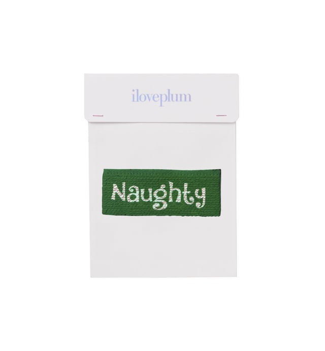 Naughty/Nice Flip - Sequin Sticker