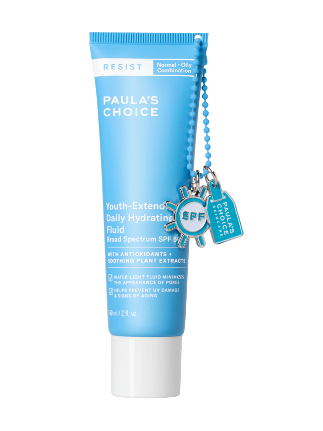 Youth-Extending Daily Hydrating Fluid SPF 50 with Charms
