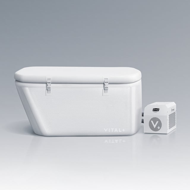 Arctic White Ice Bath + Ultra X2 Chiller
