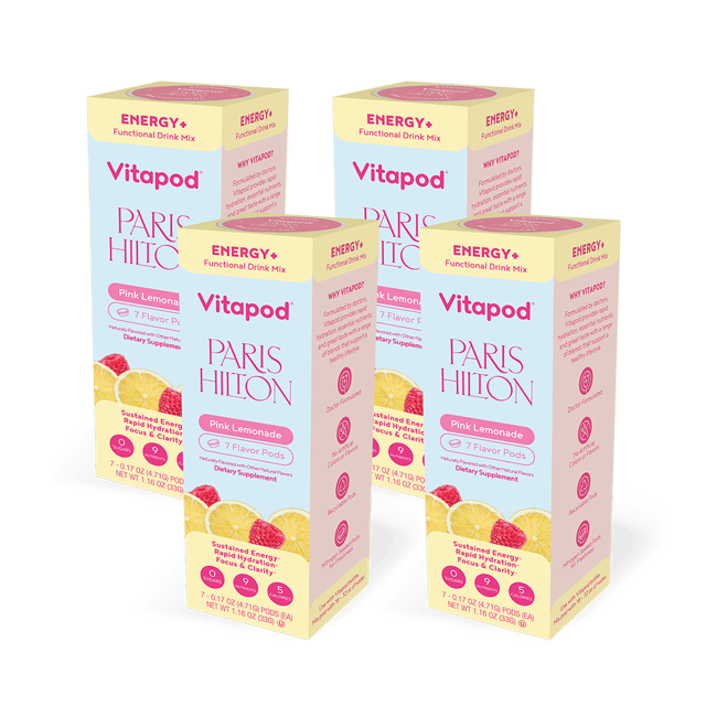 Paris Hilton x Vitapod Energy+ Pink Lemonade, 28 pods