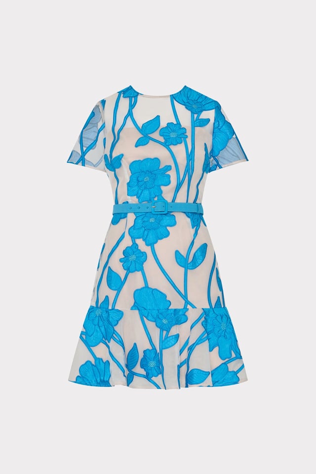 Rosie Grand Fleur Embroidered Mini Dress