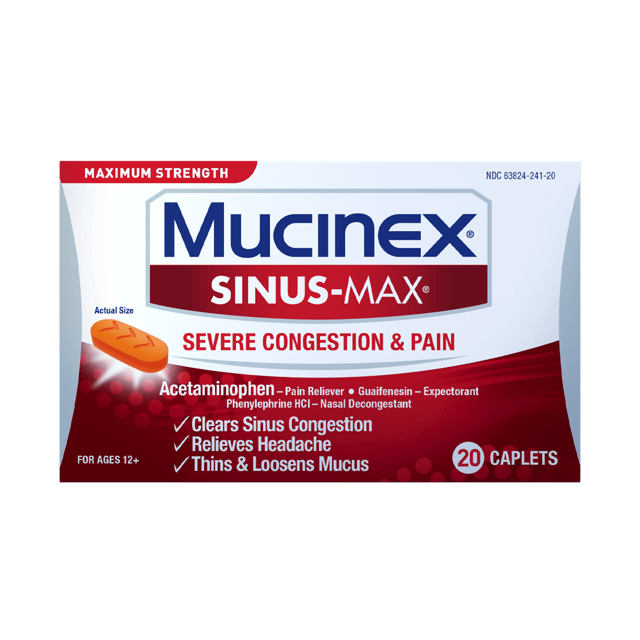 Maximum Strength Sinus-Max® Severe Congestion & Pain