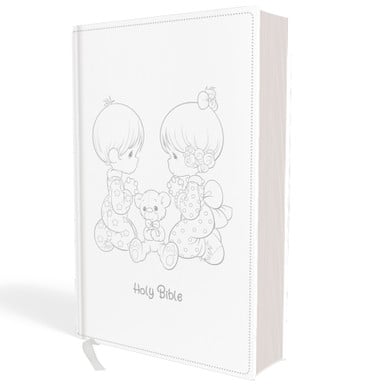 NRSVCE Bible Catholic Edition, White Leather Soft