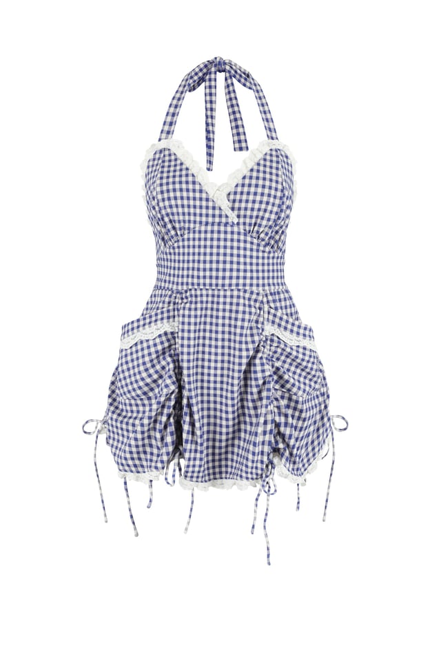 The Sailor Gingham Playsuit Set