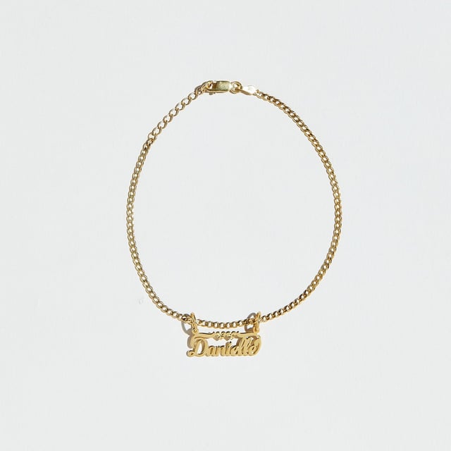 THE NAMEPLATE ANKLET